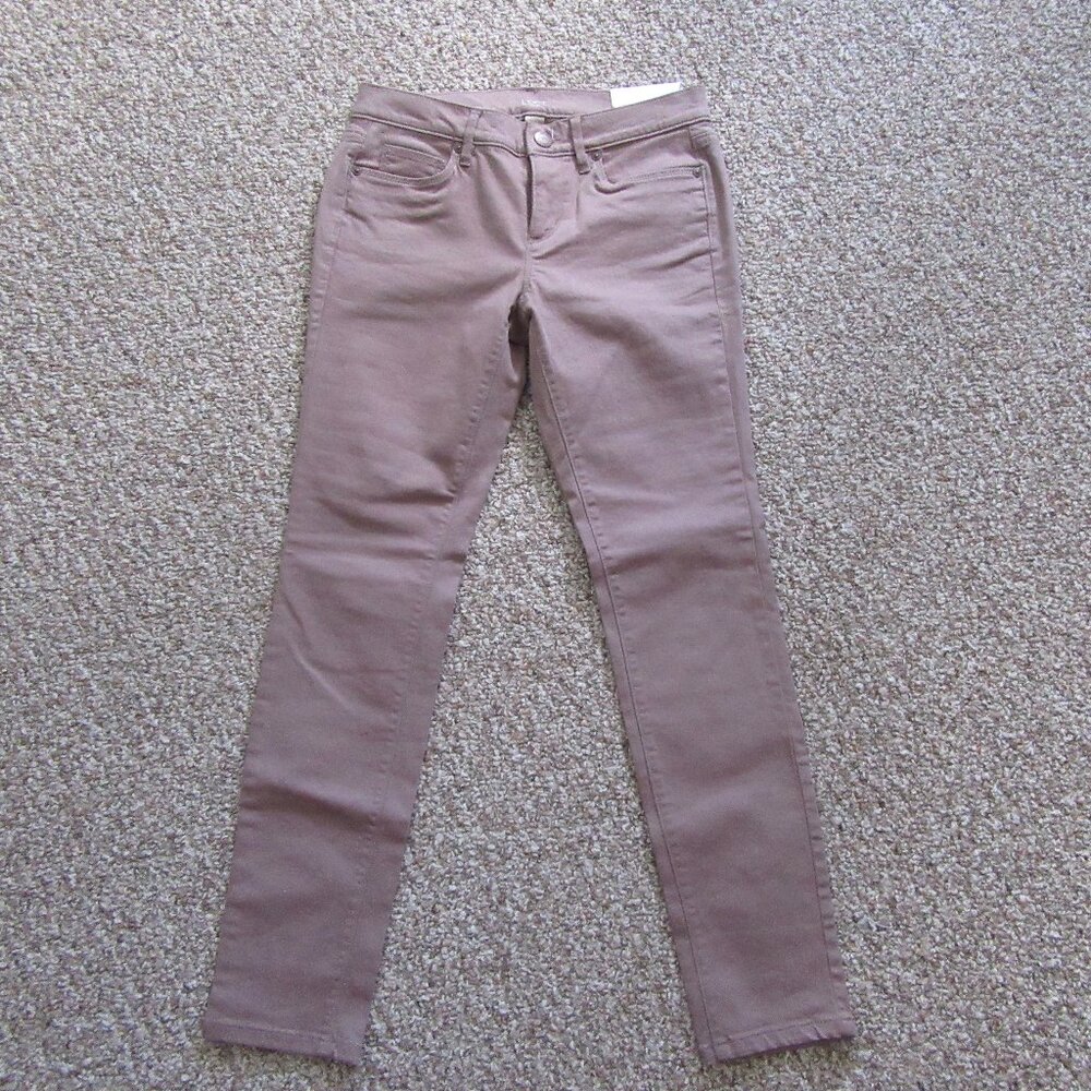 LOFT Outlet Modern Skinny Petite Taupe Jeans Size 2 Petite